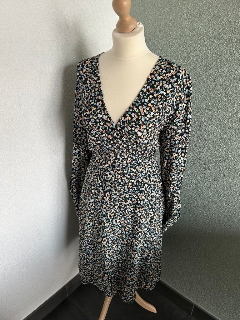 Fabienne Chapot maat 40 bloemetjes Lynn dress 143, Maat 38/40 (M), Blauw, Ophalen of Verzenden, Zo goed als nieuw