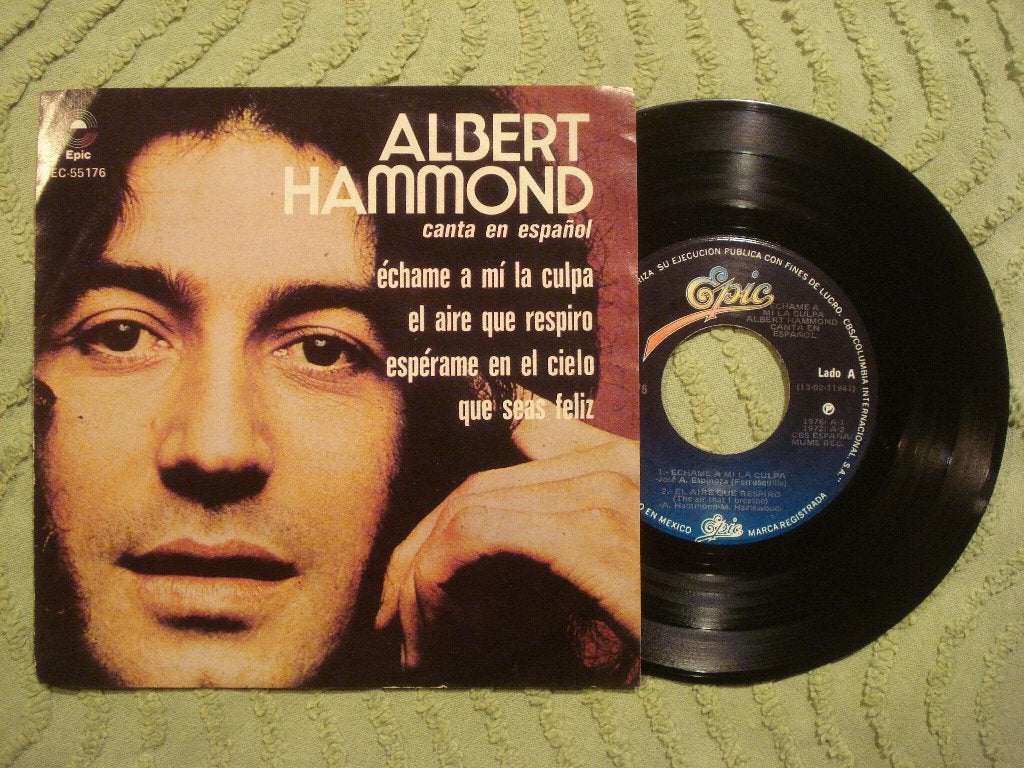 Albert Hammond 7" EP: ‘Canta en Español’ (Mexico), Ophalen of Verzenden, Gebruikt, Pop