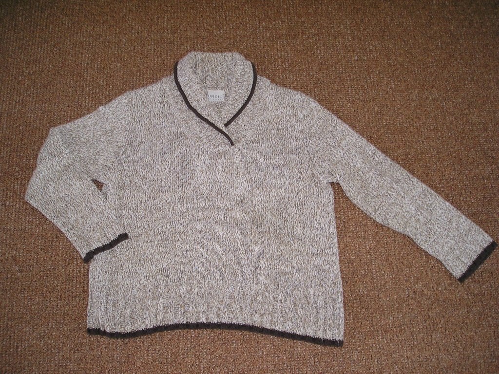 beige/bruin gemêleerde trui Undici maat 44, Ophalen, Beige, Maat 42/44 (L), Undici