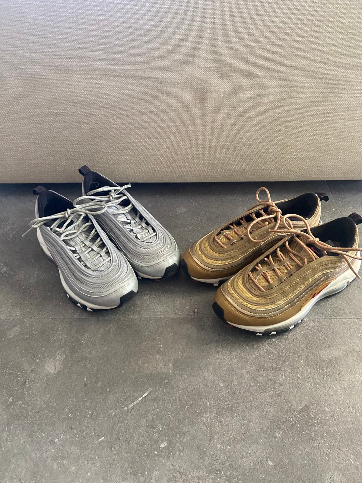 2 paar Nike air max 97 QS maat 37,5, Ophalen of Verzenden, Gedragen, Overige kleuren, Sneakers of Gympen