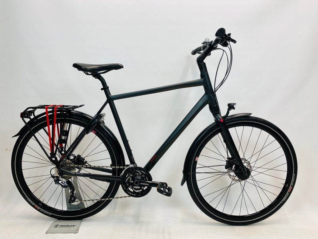 KOGA F3 5 0 herenfiets XL-60cm – Naafdynamo – Mat zwart, 28 inch, Ophalen of Verzenden, Zo goed als nieuw, 57 tot 61 cm