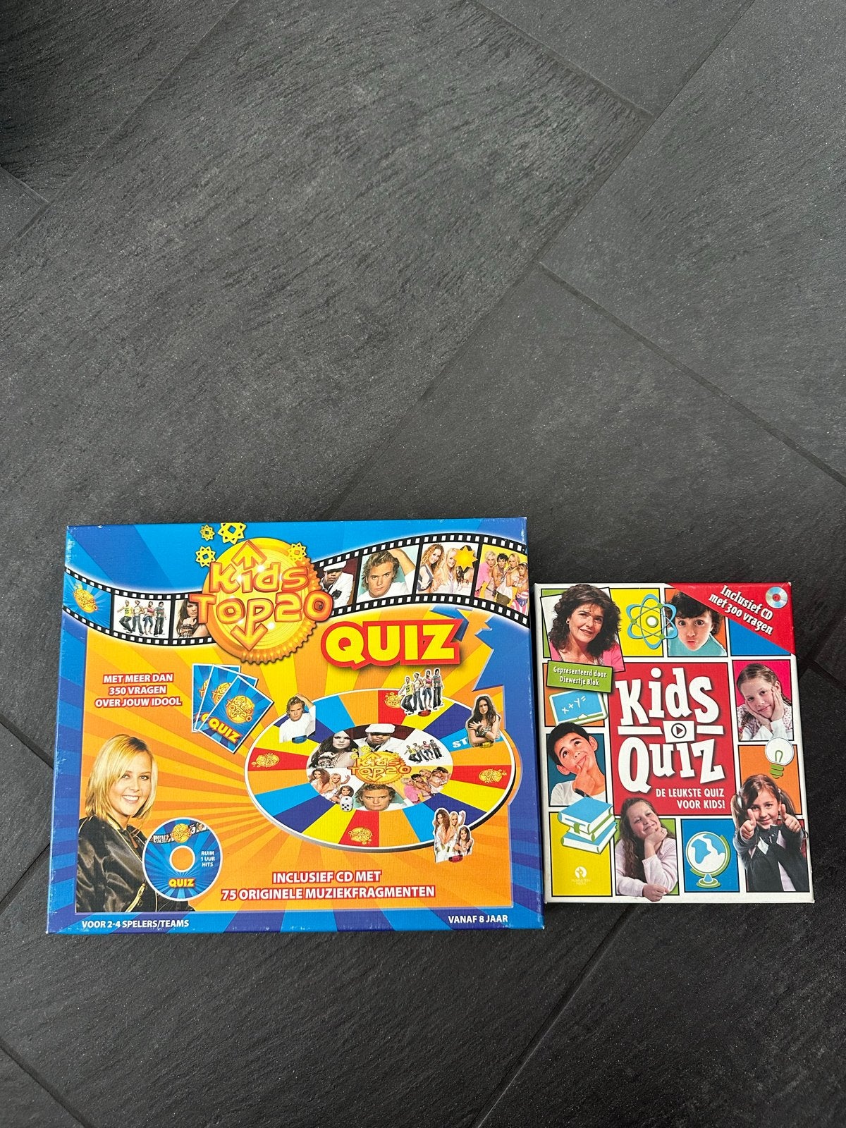Kids Top 20 Quiz & Kids Quiz - Compleet, Hobby en Vrije tijd, Gezelschapsspellen | Bordspellen, Drie of vier spelers, Ophalen