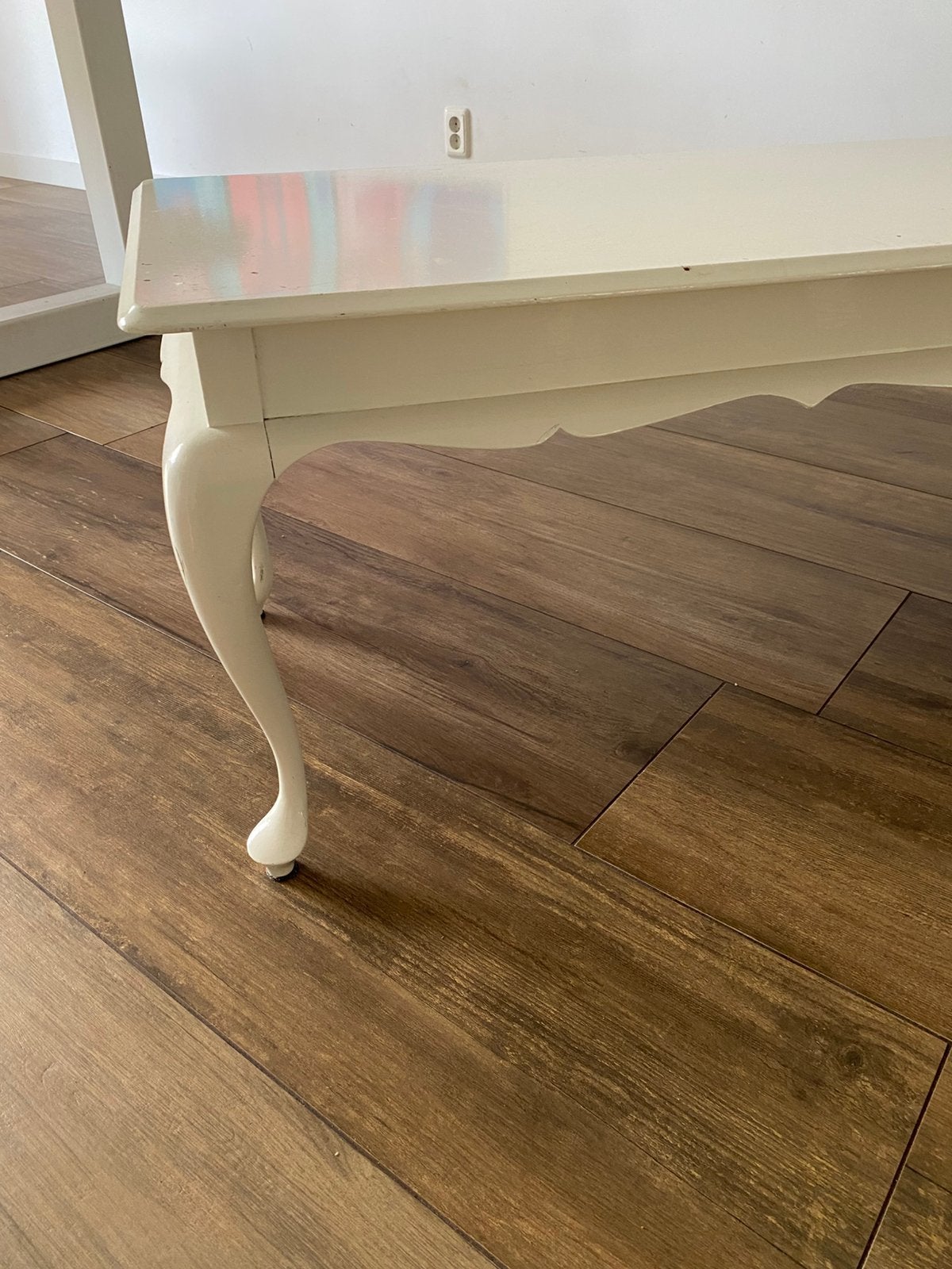Salontafel kleurtafel bijzettafel vintage antiek, Huis en Inrichting, Tafels | Bijzettafels, Zo goed als nieuw, 75 cm of meer