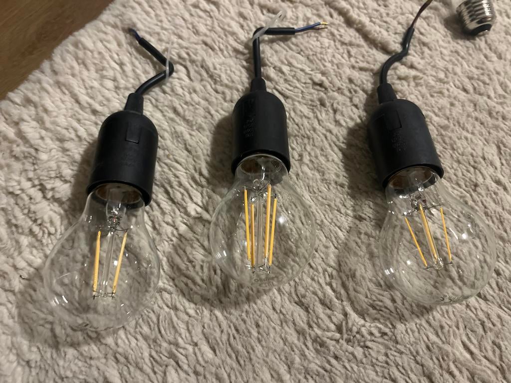 LED lampen met verhuisfittingen, Led-lamp, Gebruikt, Minder dan 30 watt, E27 (groot)