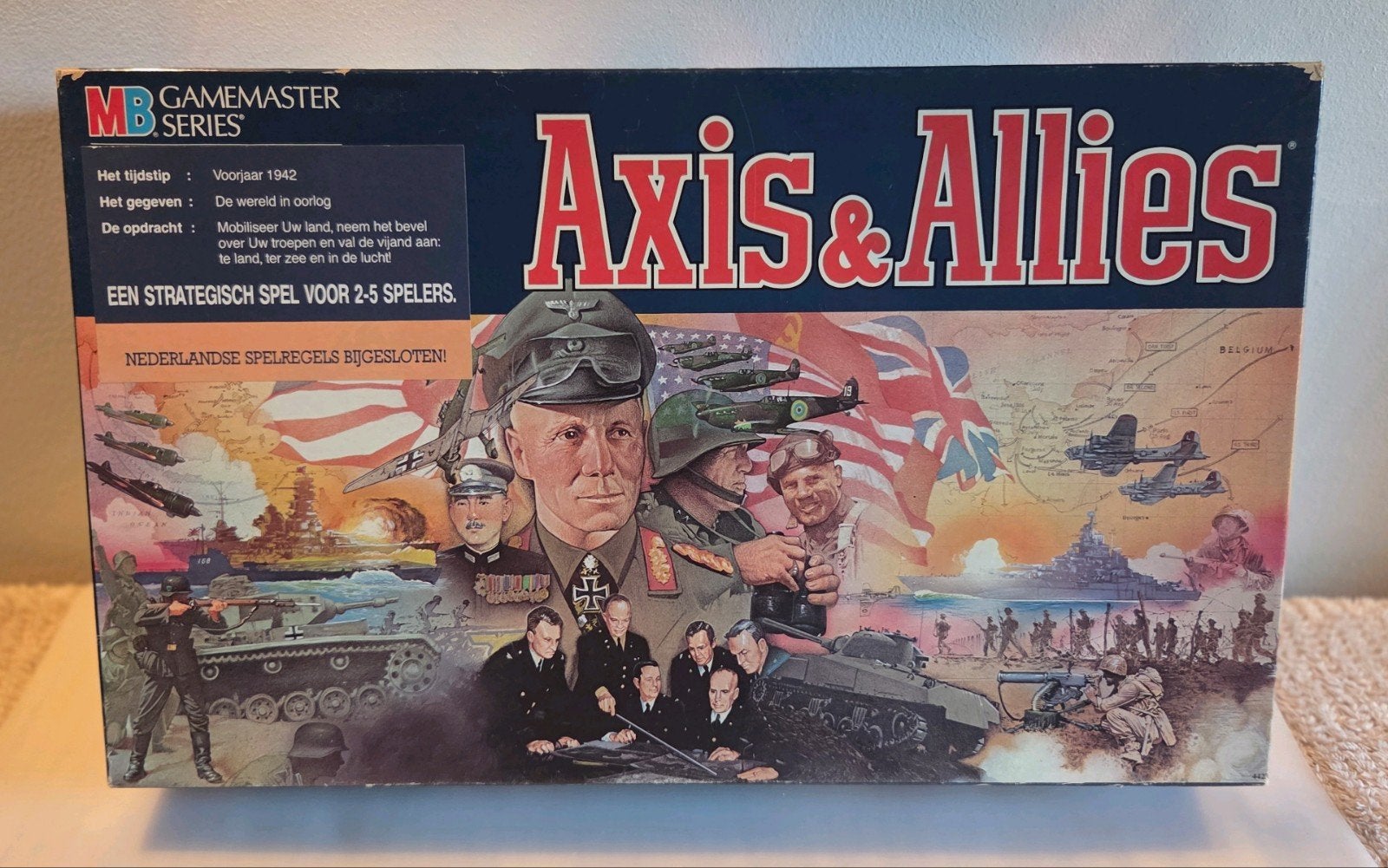 Axis & Allies bordspel - Strategisch WOII spel - Compleet, Hobby en Vrije tijd, Verzenden, N, N, N