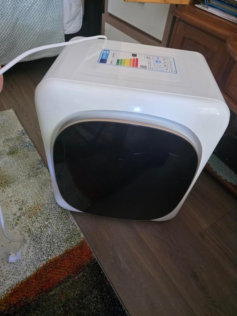 Compacte Homcom B61-011V90WT Wasdroger - Zo goed als nieuw, Witgoed en Apparatuur, Wasdrogers, Ophalen of Verzenden