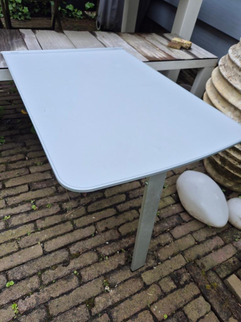 Camper klaptafel met 1 poot, Caravans en Kamperen, Ophalen of Verzenden, Zo goed als nieuw