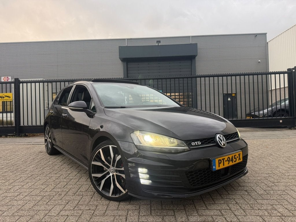 Volkswagen Golf 2.0 TDI GTD PANO KEYL LEER FULL, Gebruikt, Euro 6, 4 cilinders, Zwart