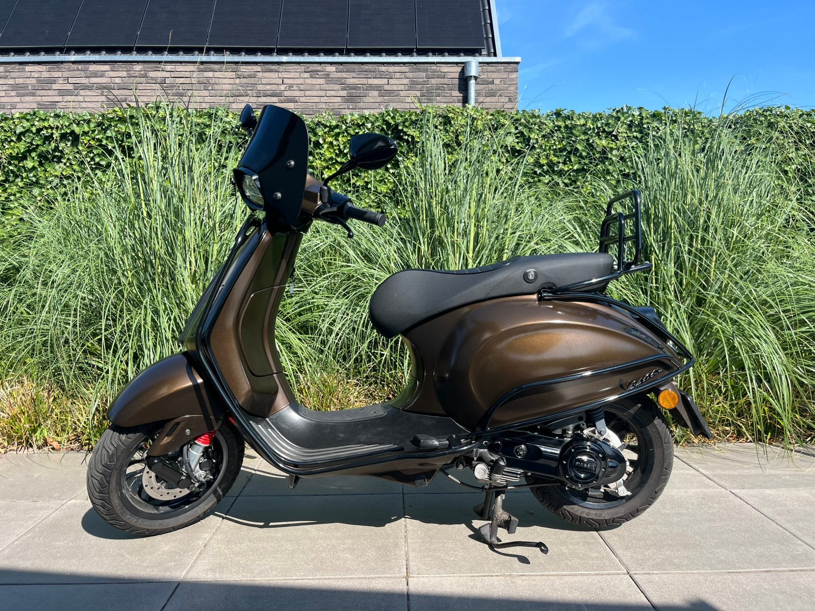 Vespa Sprint | Brom E5 | 2022 | 2227km, Fietsen en Brommers, Scooters | Vespa, Ophalen, Maximaal 45 km/u, Zo goed als nieuw, Benzine