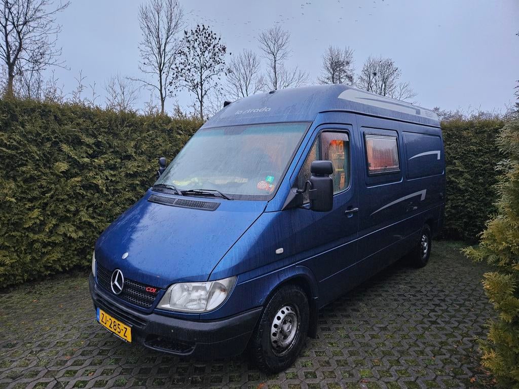 Mercedes 216 CDI La Strada, Caravans en Kamperen, Particulier, Tot en met 2, Buscamper of Camperbus