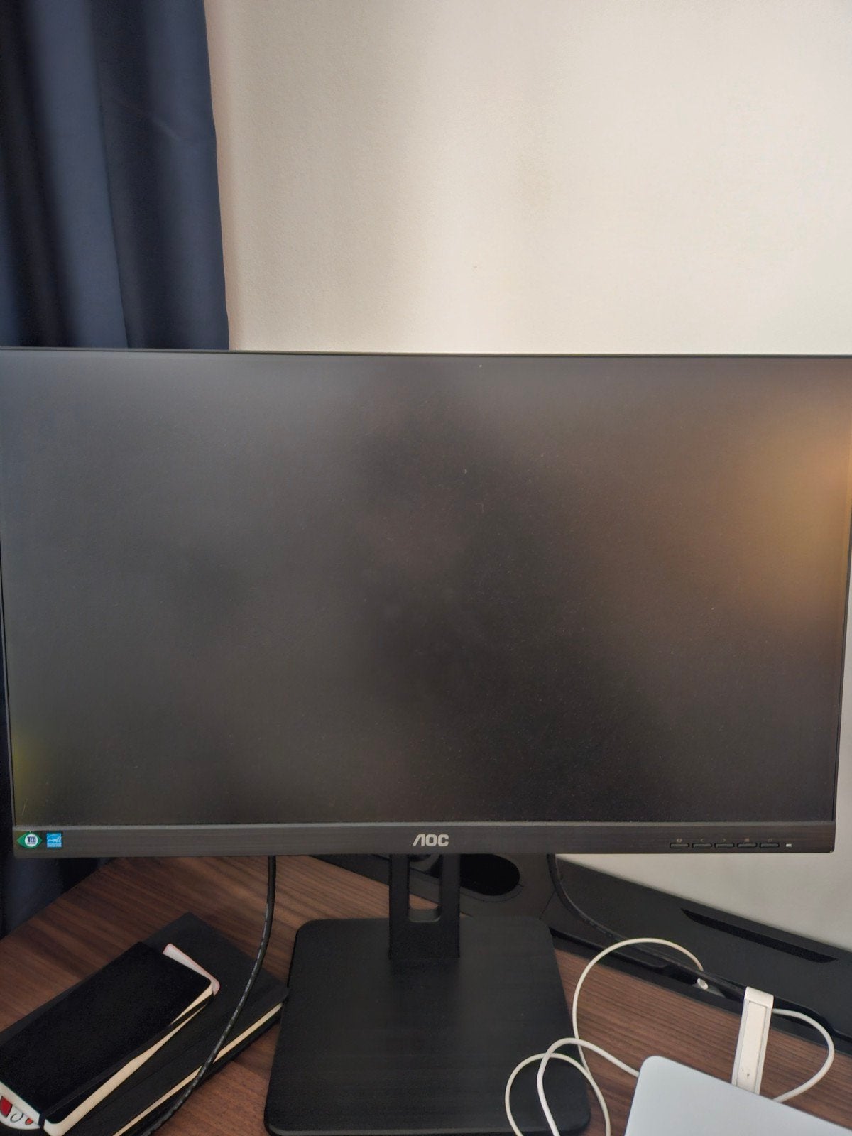 AOC 24P2C 23.8 inch Full HD IPS Monitor, Ophalen, HDMI, In hoogte verstelbaar, Zo goed als nieuw