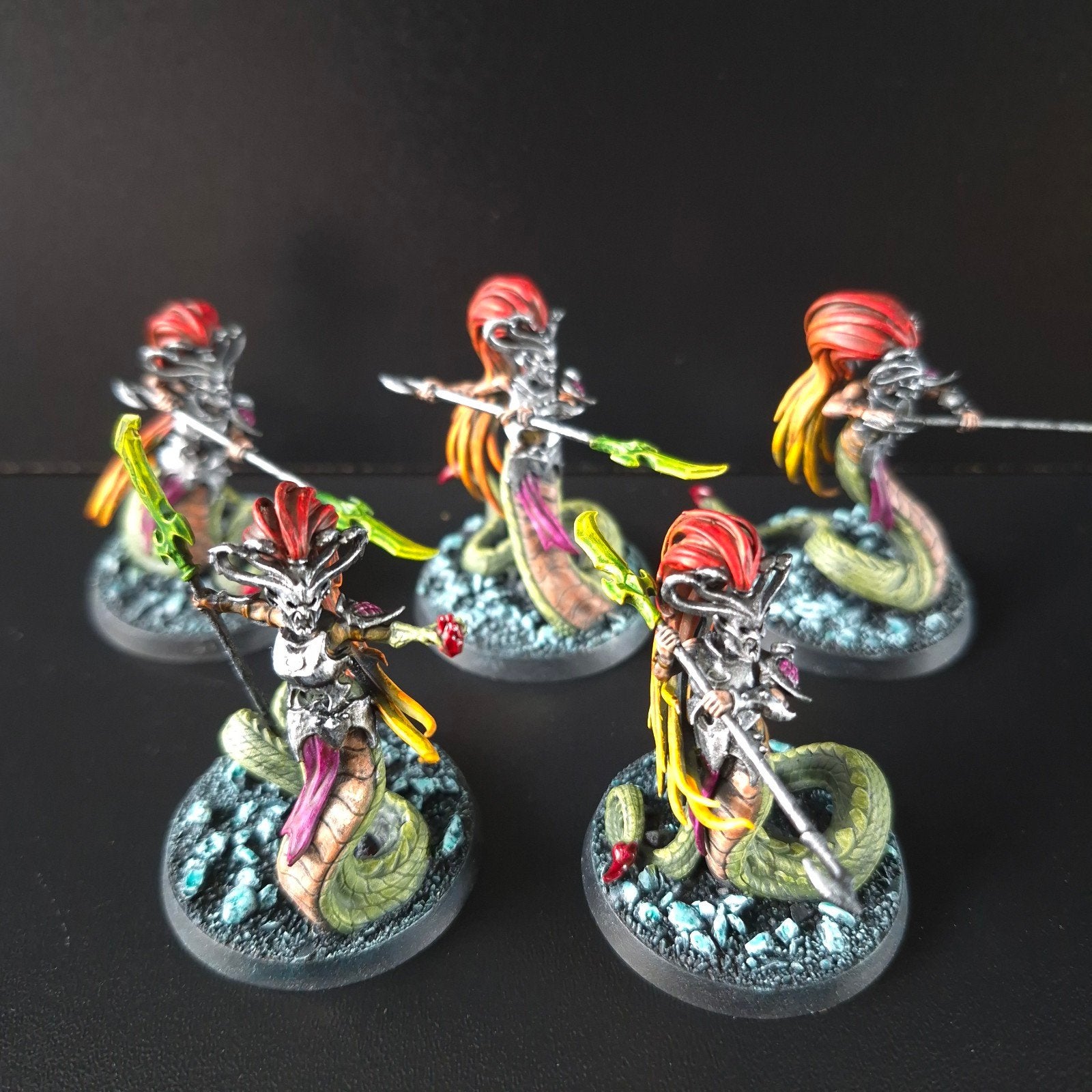 Warhammer AoS Daughters of Khaine Blood Sisters geschilderd, Ophalen of Verzenden, Gebruikt