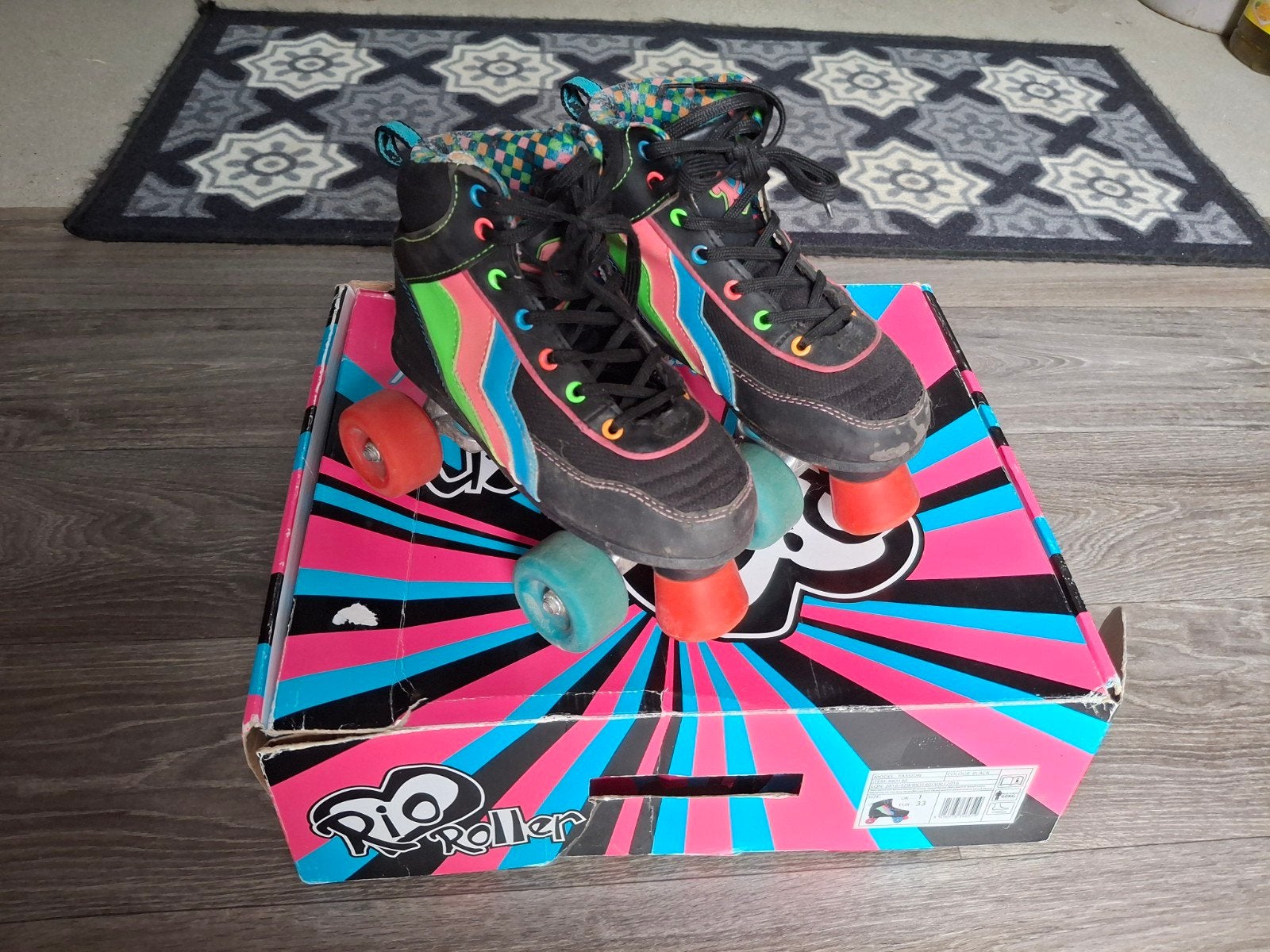 Rolschaatsen maat 33 Rio Roller skates, Ophalen of Verzenden, Gedragen, Maat 42/44 (L), Overige typen