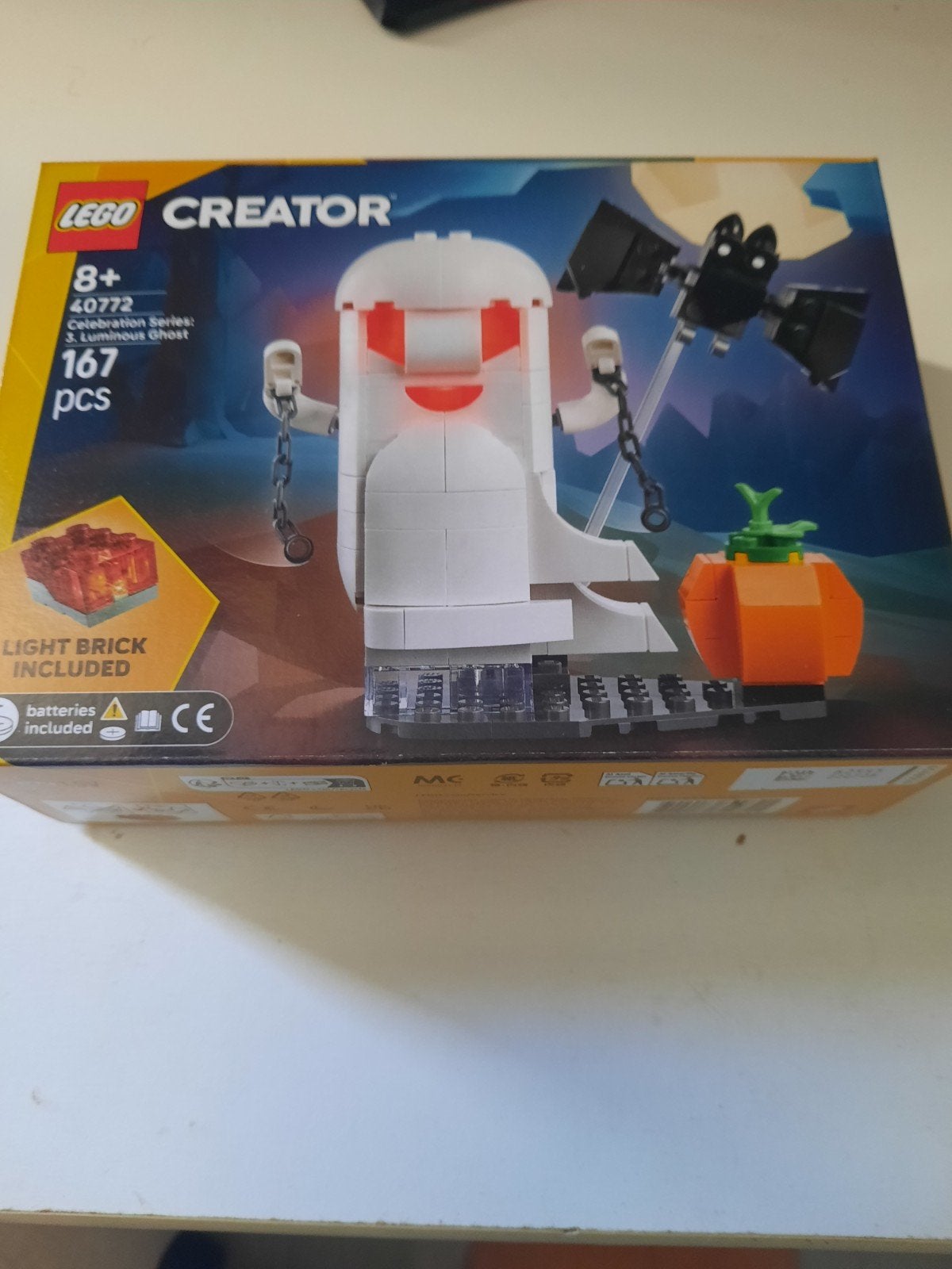 Nieuw in doos: LEGO Creator 40772 Spook met lichtsteen, Ophalen of Verzenden, Nieuw