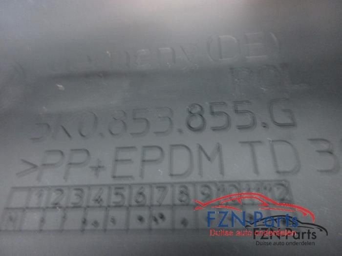 VW Golf 6 R20 Sideskirt R-Line Links Carbon Steel Grey LA9W, Auto-onderdelen, Carrosserie en Plaatwerk, Gebruikt, Ophalen of Verzenden