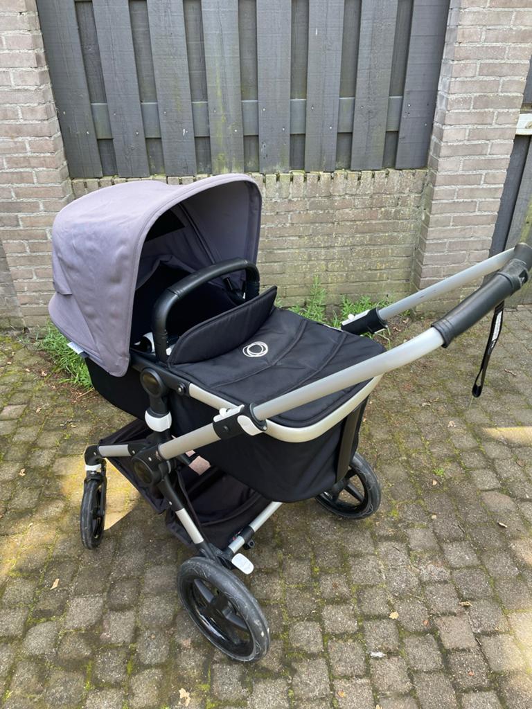 Kinderwagen Bugaboo Fox 3 Zwart/Geel/Grijs + Accessoires, Ophalen, Gebruikt, Bugaboo, Combiwagen