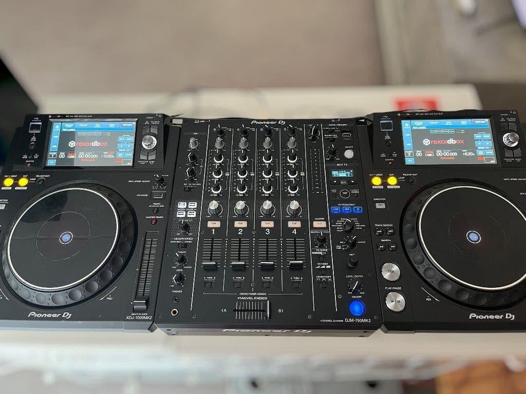 XDJ 1000mk2 + DJM750mk2, Muziek en Instrumenten, Ophalen of Verzenden, Gebruikt, Draaitafel, Pioneer