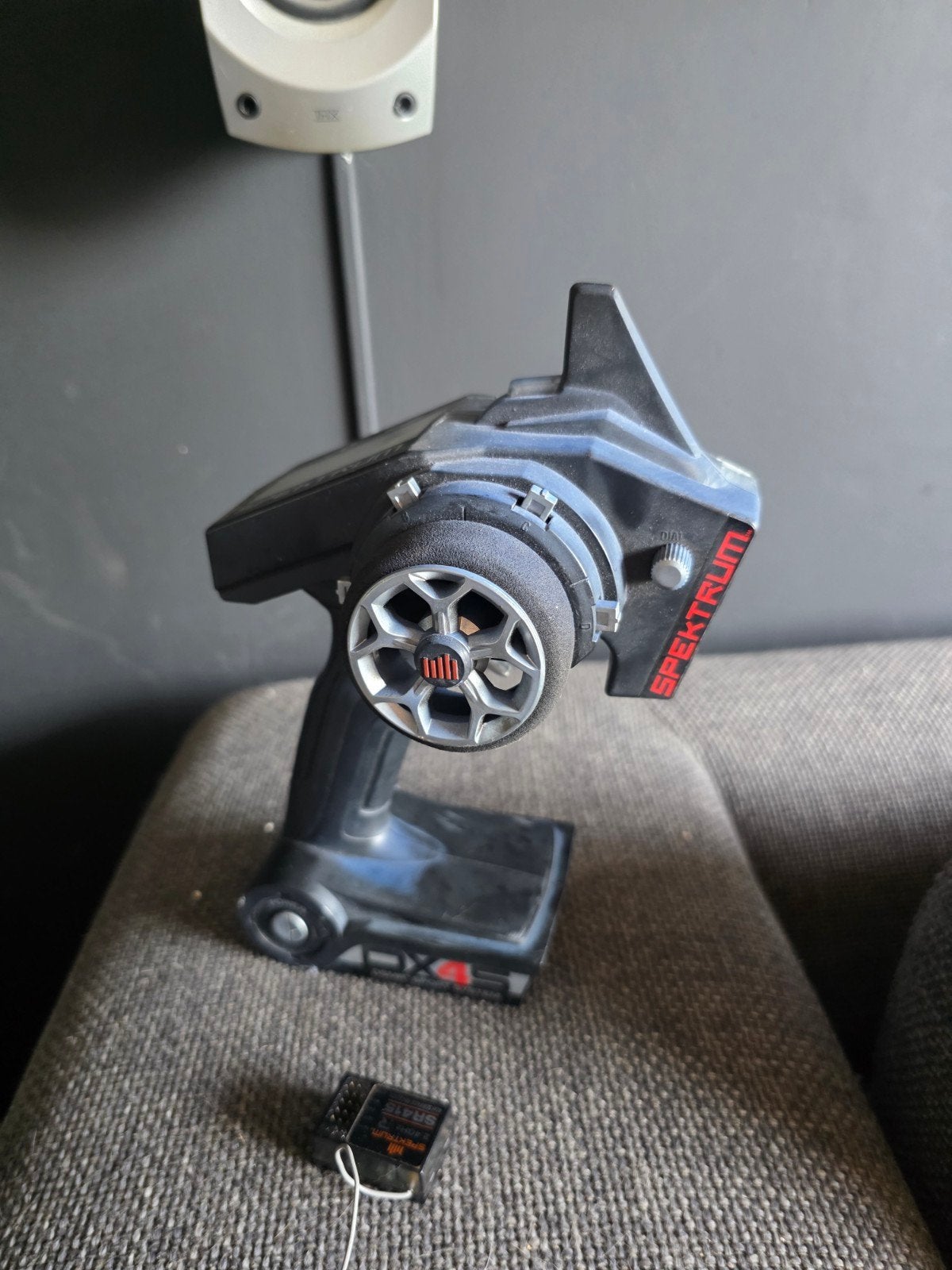 Spektrum DX4C afstandsbediening met SR415 ontvanger, Gebruikt, Onderdeel, Overige schalen, Overige typen