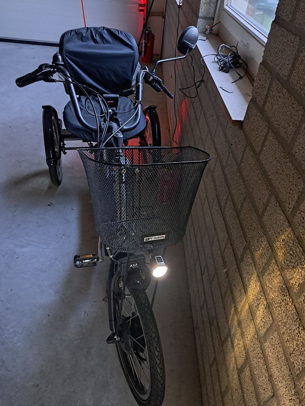 ZGAN 20 inch zwarte elektrische driewielerfiets, Ophalen, Zo goed als nieuw