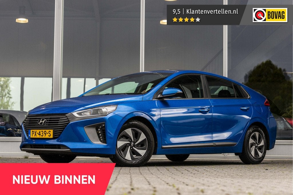 Hyundai IONIQ 1.6 GDi Premium | Pano | Infinity | ACC, Auto's, Gebruikt, Blauw, Bedrijf, IONIQ