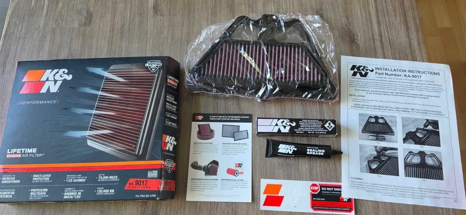 Kawasaki z 900 K&N lucht filter, Ophalen of Verzenden, Nieuw