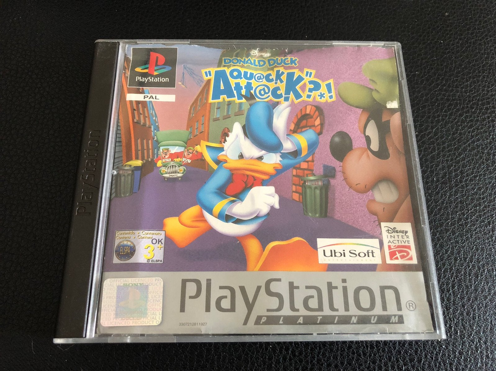 PS1, Donald Duck Quack Attack Platinum, Avontuur en Actie, 1 speler, Ophalen of Verzenden, Zo goed als nieuw