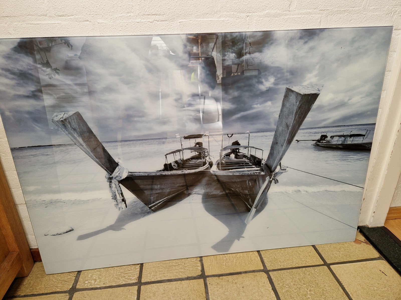 Glasschilderij 80 x 120, Ophalen, 100 tot 125 cm, Schilderij, 75 cm of meer