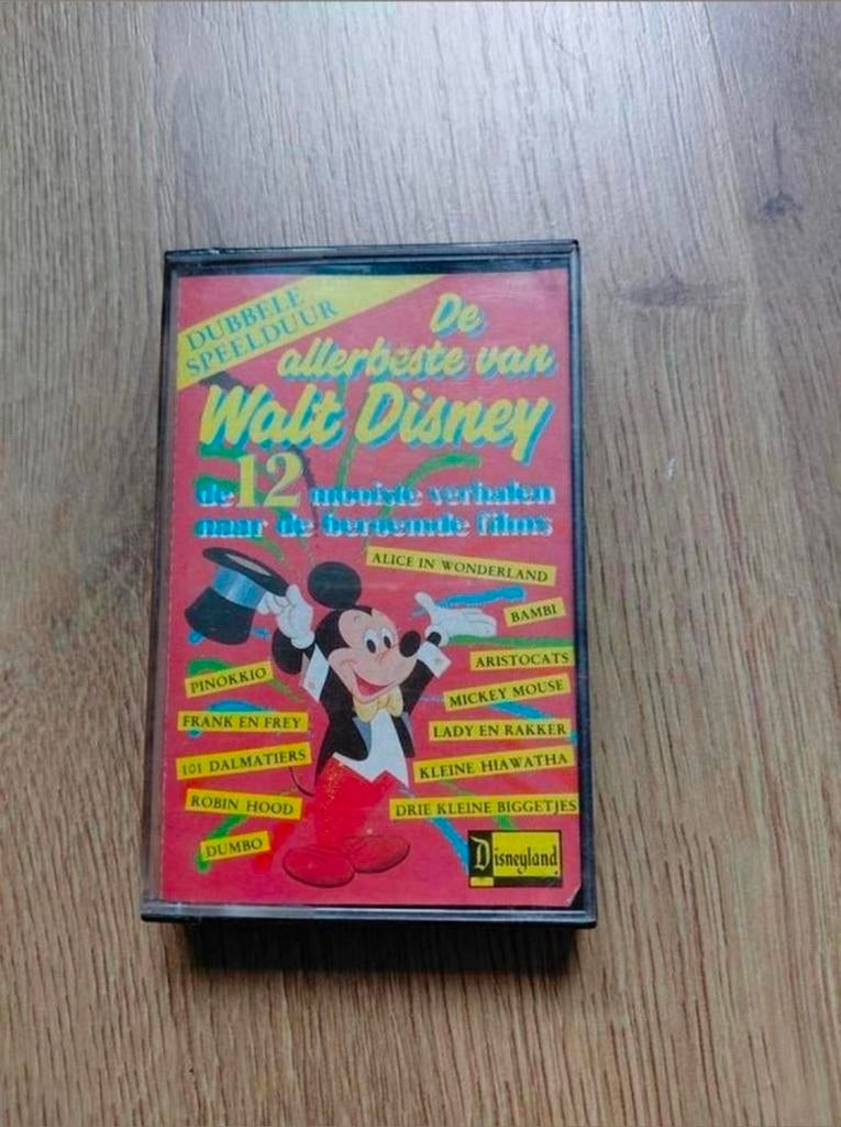 De Allerbeste van  Walt Disney cassettebandje., Cd's en Dvd's, Gebruikt, Kinderen en Jeugd, 1 bandje, Ophalen of Verzenden