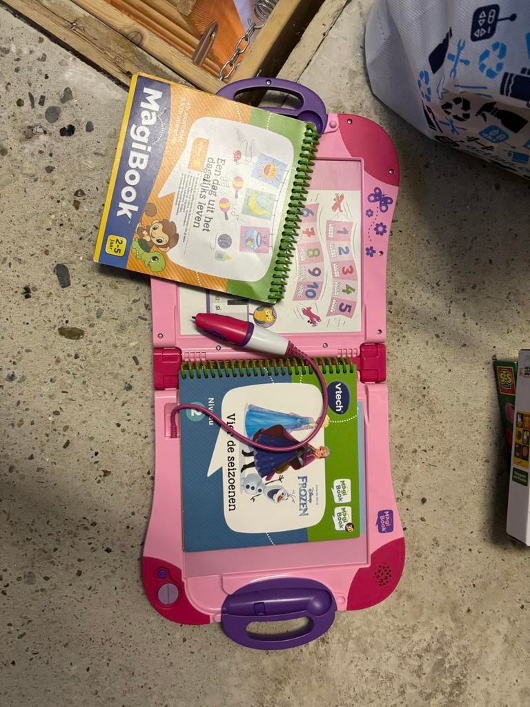 Magibook vtech, Ophalen, Gebruikt