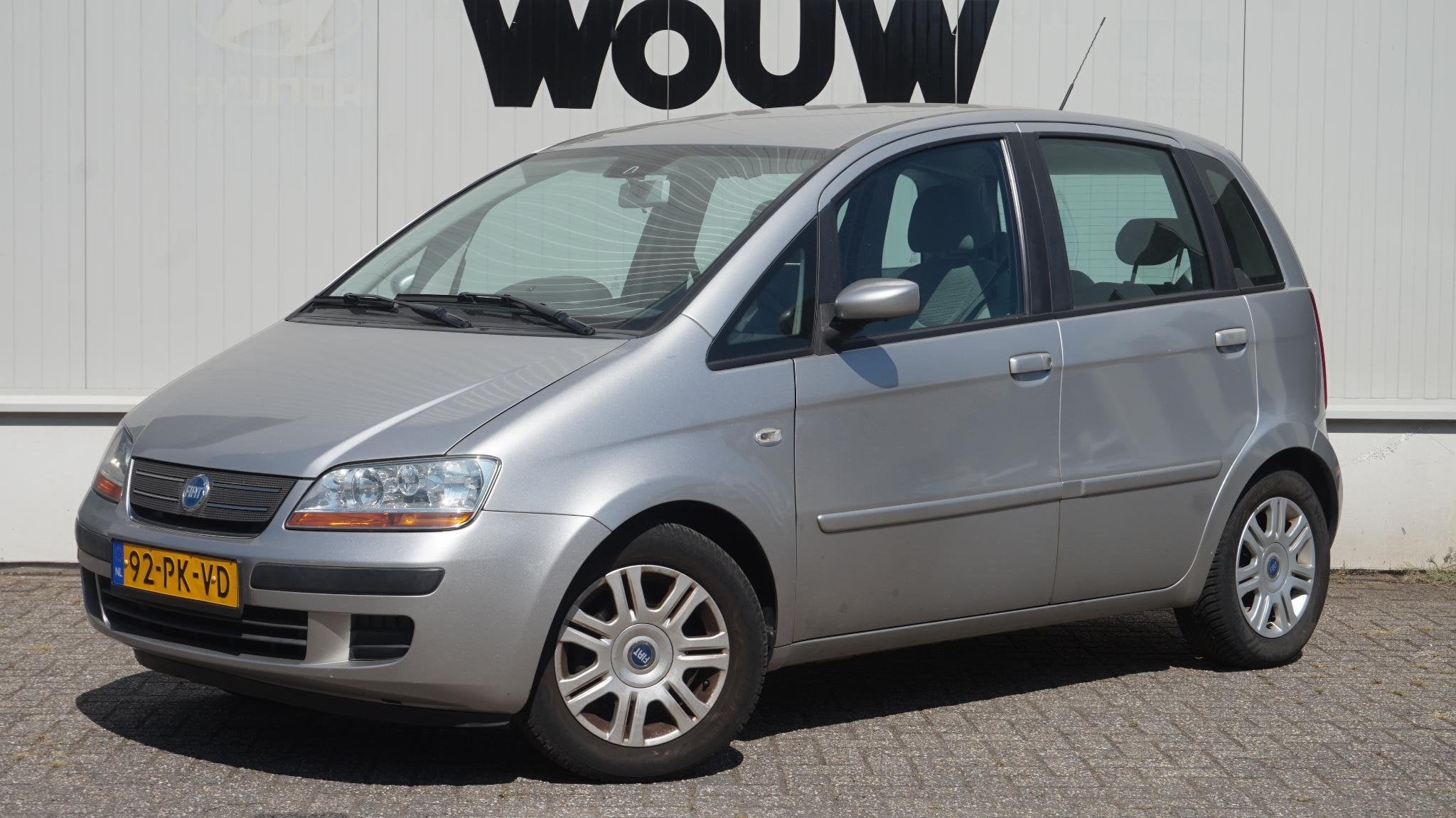 Fiat Idea 1.4-16V Dynamic APK 12-08-2027 MEENEEMPRIJS zonder, Auto's, Voorwielaandrijving, Gebruikt, Idea, Origineel Nederlands