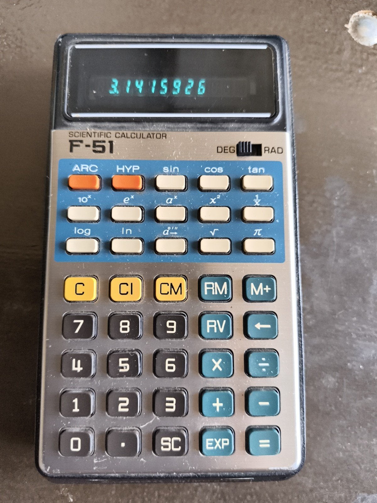 Canon Palmtronic F-51 calculator, Ophalen of Verzenden, Computers en Rekenmachines