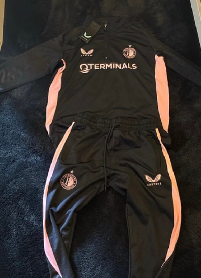Feyenoord trainingspak, Zwart, Overige typen, Nieuw, Ophalen of Verzenden