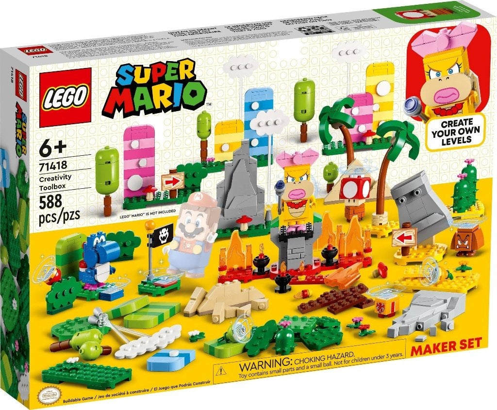 LEGO 71418 Creativity Toolbox (Super Mario, Maker Set), Overige thema's, Nieuw, Ophalen of Verzenden, Complete set