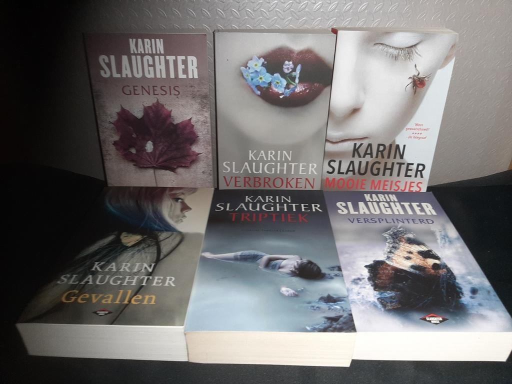 Karin Slaughter Boekenpakket - 6 Thrillers, Ophalen of Verzenden, Gelezen, Karin Slaughter