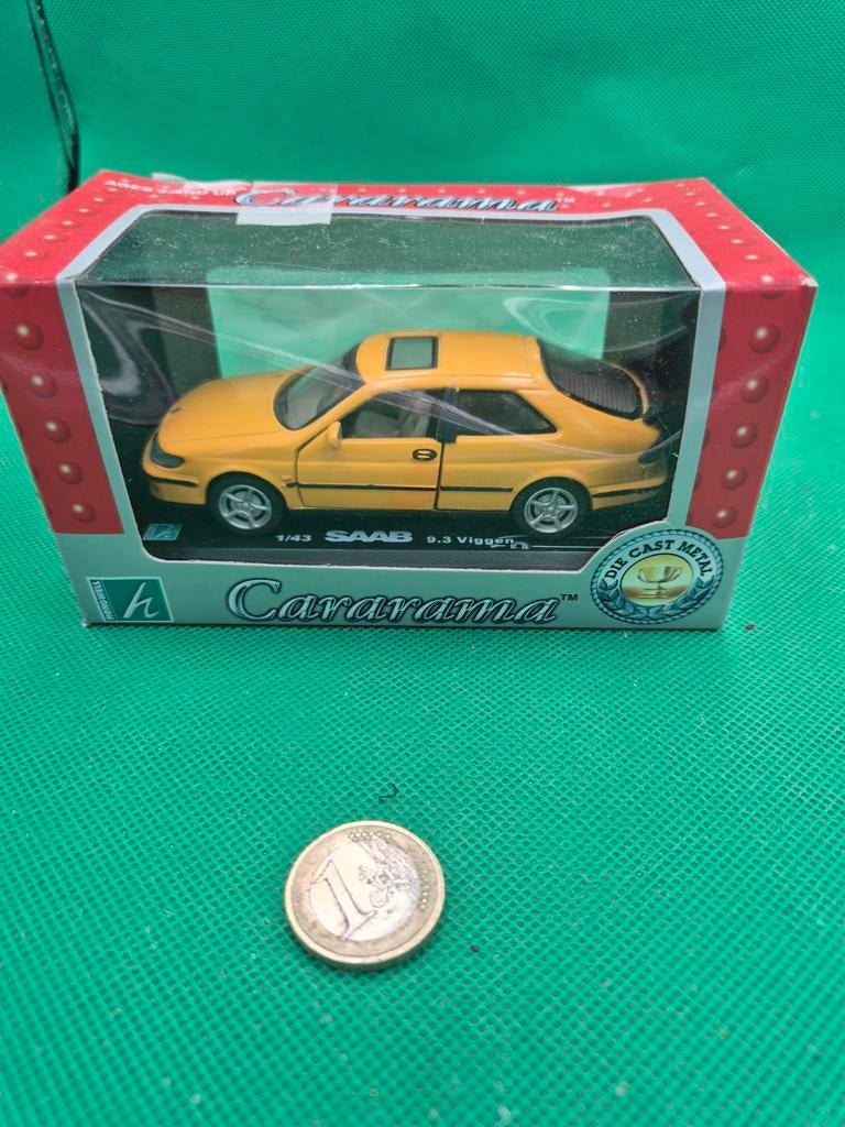 352 Saab 9.3 Viggen 1/43 Cararama, Ophalen of Verzenden, Zo goed als nieuw, Auto, Overige merken