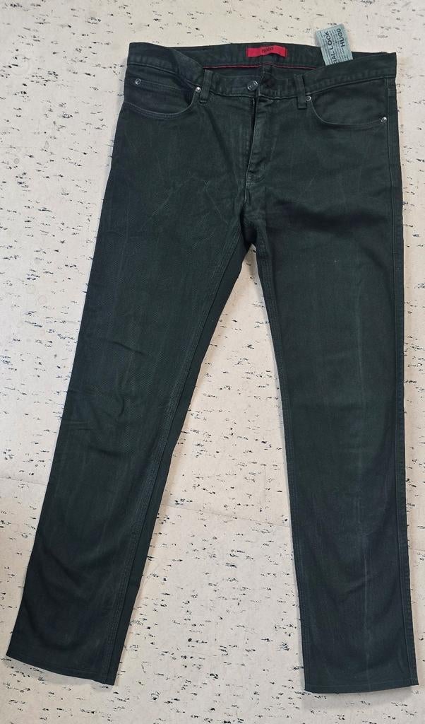 Hugo Boss Jeans - Donkergroen - W32/34 - nieuwstaat, Kleding | Heren, Spijkerbroeken en Jeans, Overige kleuren, W32 (confectie 46) of kleiner