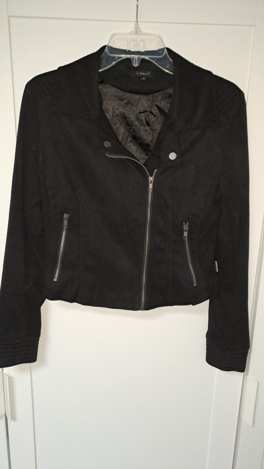 Zwart suède-look jack van G-maxx, maat XS, Zwart, Ophalen of Verzenden, G-maxx, Maat 34 (XS) of kleiner