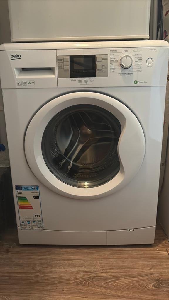 Beko WMB 71413 LM Wasmachine - 7 kg, A+++, Ophalen, Gebruikt, 85 tot 90 cm, 1200 tot 1600 toeren