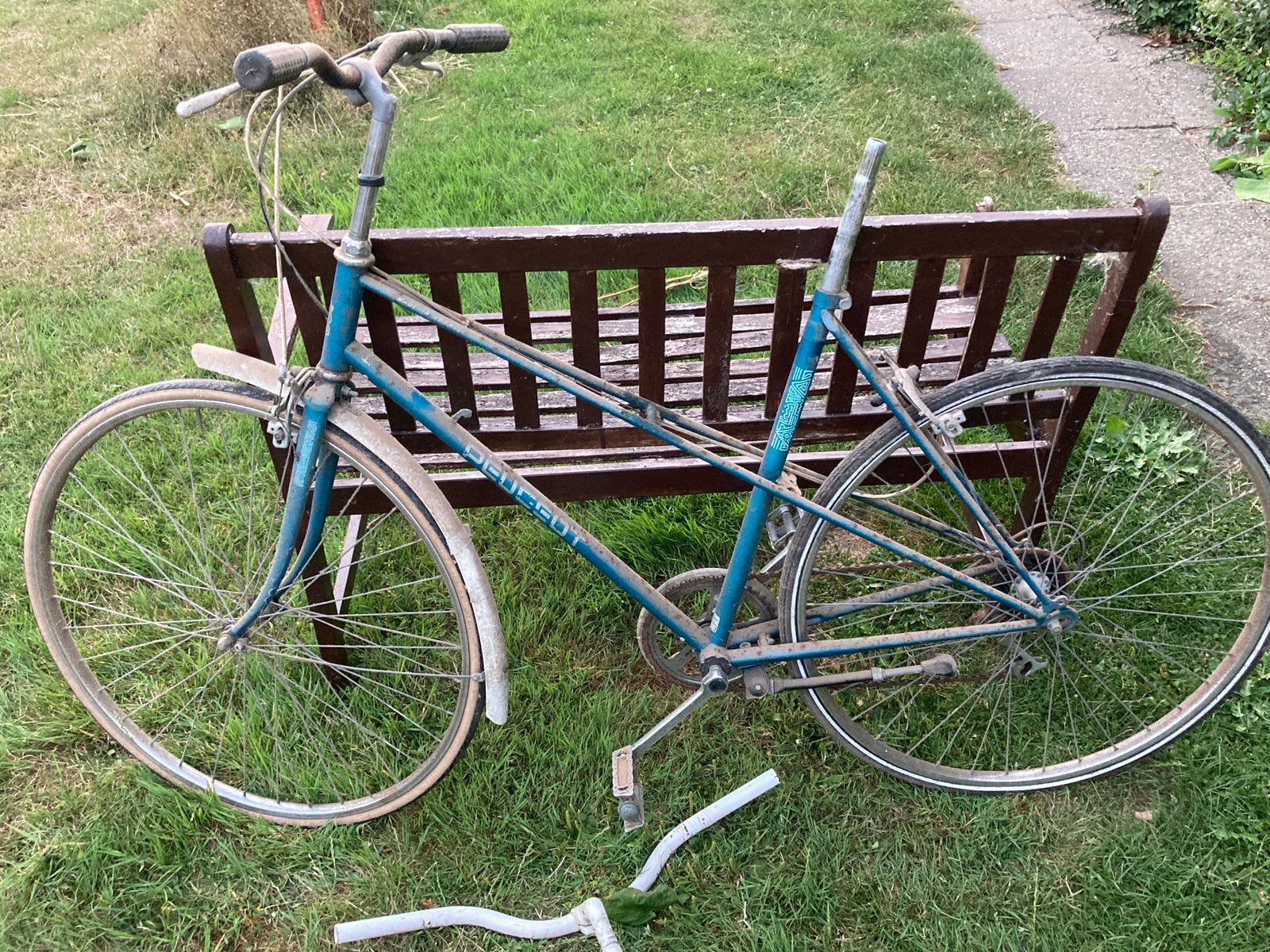 Schuurvondst: klassieke Peugeot fiets, Minder dan 10 versnellingen, Gebruikt, Staal, Ophalen