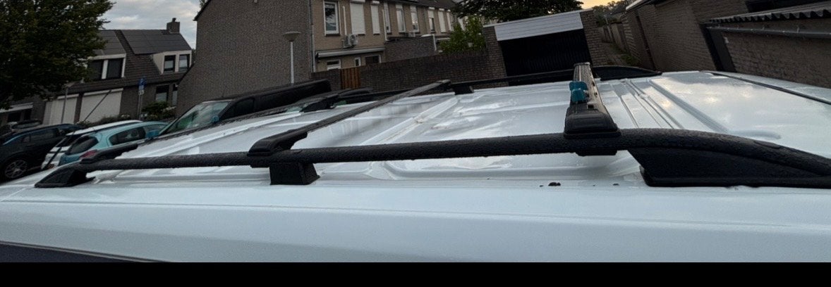 Complete set dakrails en dakdragers Ford Transit Custom, Ophalen, Gebruikt