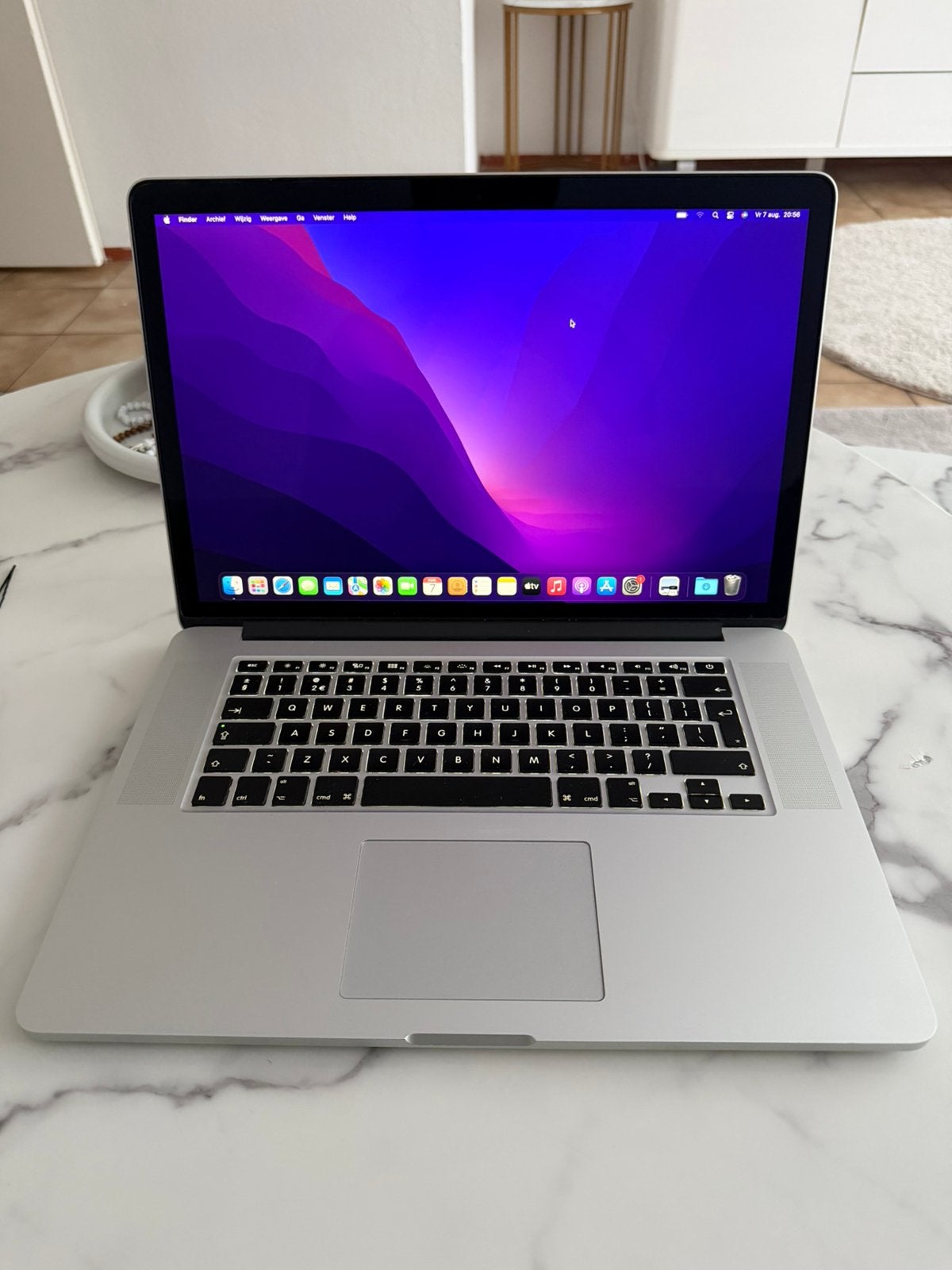 MacBook Pro 15 inch i7 16GB RAM 256GB SSD, Computers en Software, Apple Macbooks, 2 tot 3 Ghz, 15 inch, Zo goed als nieuw, Ophalen