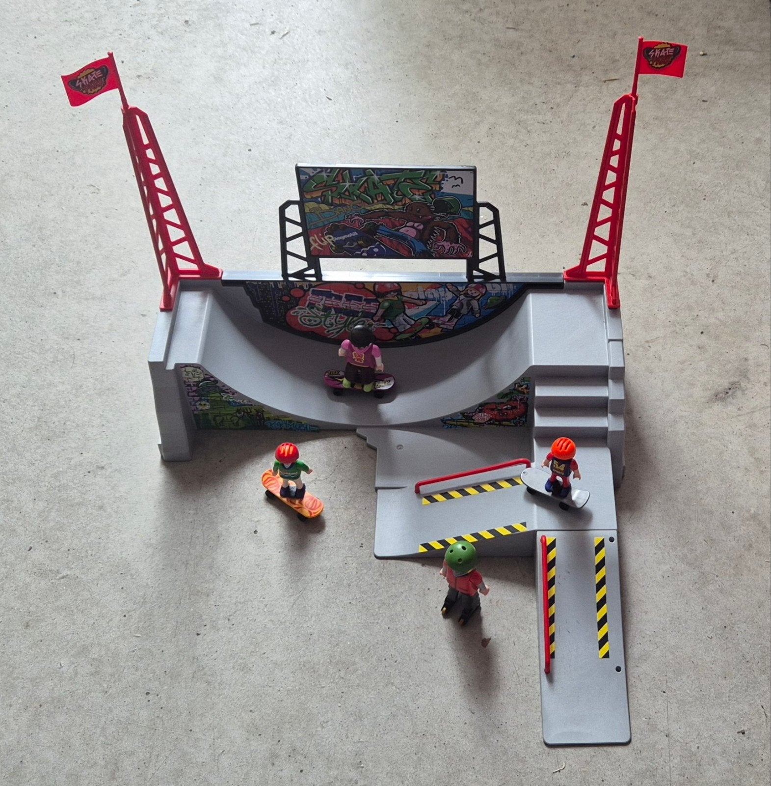 Playmobil skatepark, Ophalen, Gebruikt