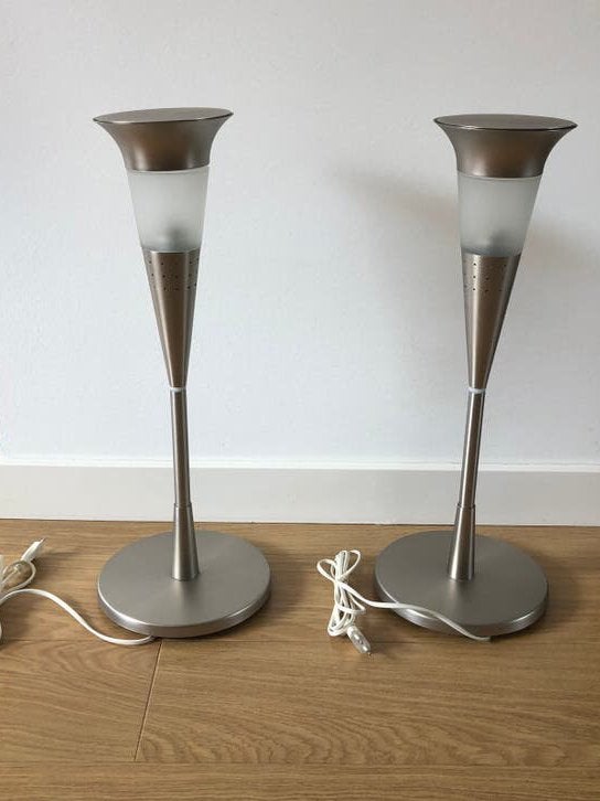 Vintage IKEA Stockholm tafellamp | Typ B0505, Ophalen, Glas, IKEA, Vintage