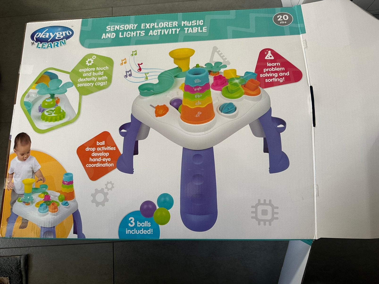 Playgro Sensory Explorer Music Lights Activity Table, Kinderen en Baby's, Ophalen, Gebruikt
