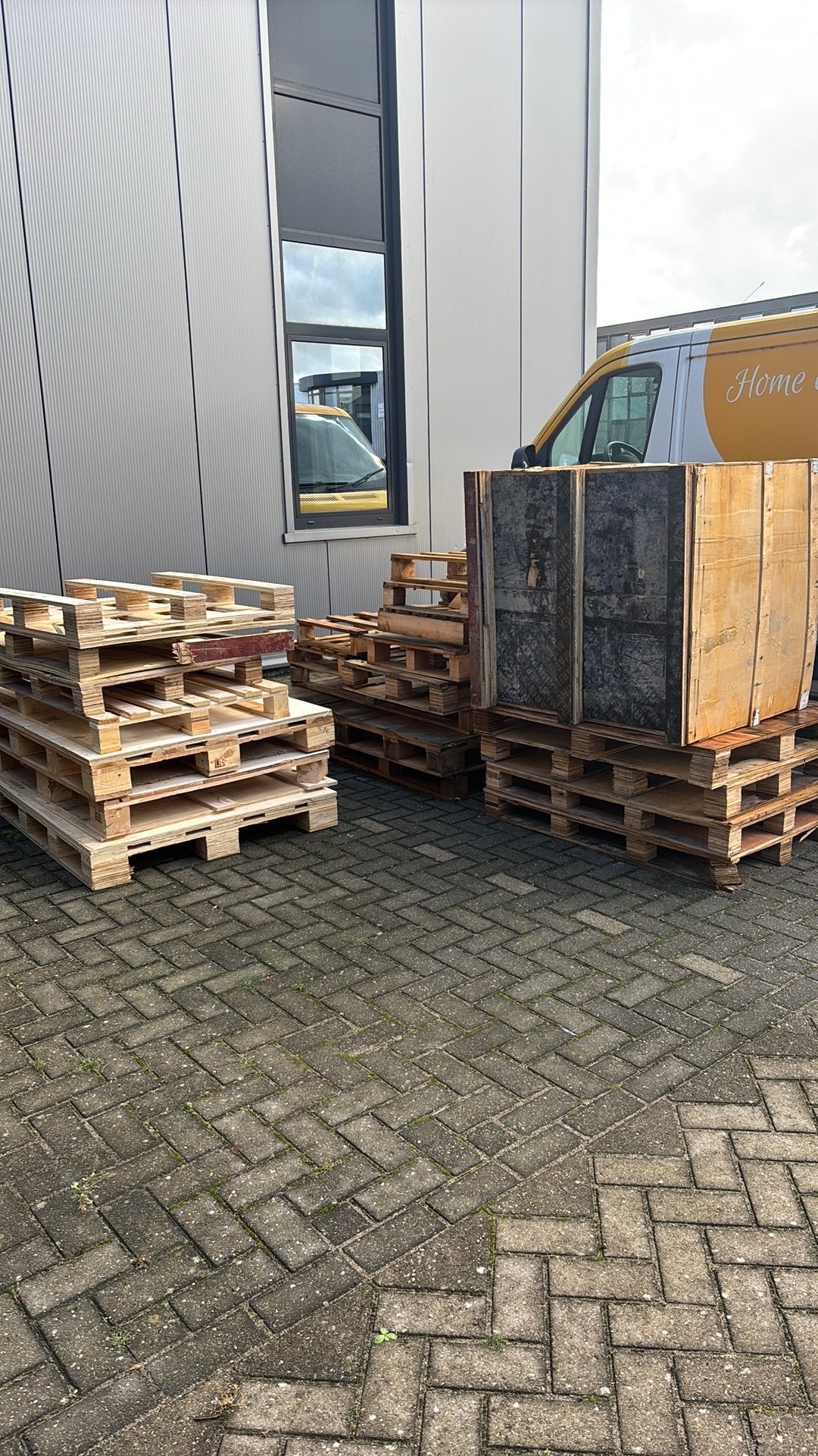 Pallets openhaardhout gratis afvte halen, Tuin en Terras, Minder dan 3 m³, Ophalen