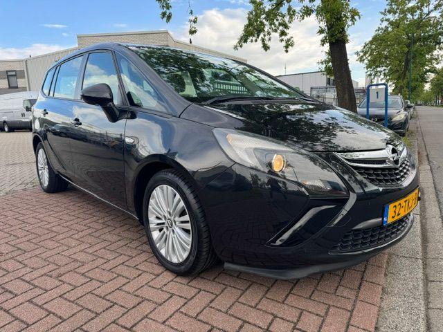 Opel Zafira Tourer 1.4 140pk Business Edition Airco,Cruiseco, Auto's, Opel, Euro 5, Stof, Zwart, 4 cilinders
