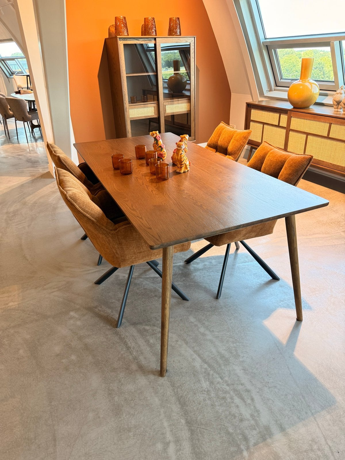 Luxe eettafel met luxe stoelen set 90x190x75, Ophalen, 50 tot 100 cm, Zo goed als nieuw, 150 tot 200 cm