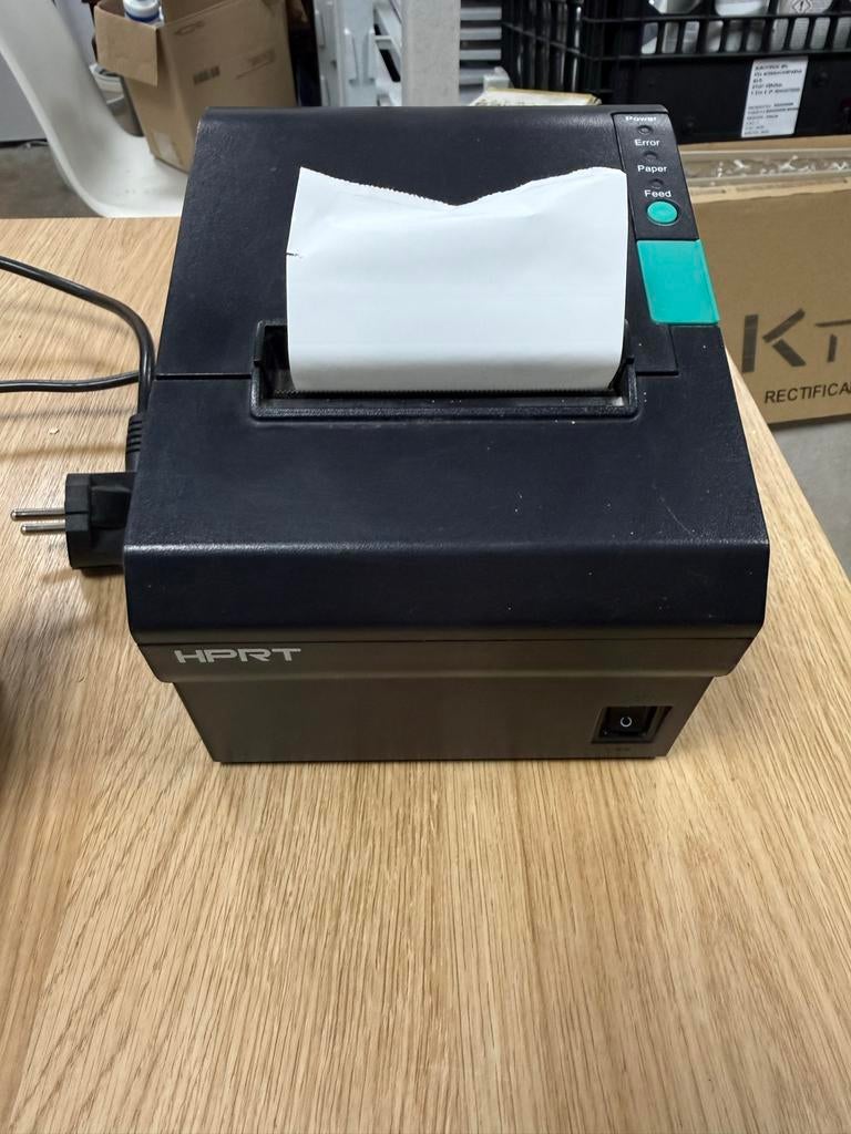 HPRT TP805L Thermische Bonprinter - Zo goed als nieuw, Computers en Software, Printers, Zwart-en-wit printen, Printer, Ophalen of Verzenden