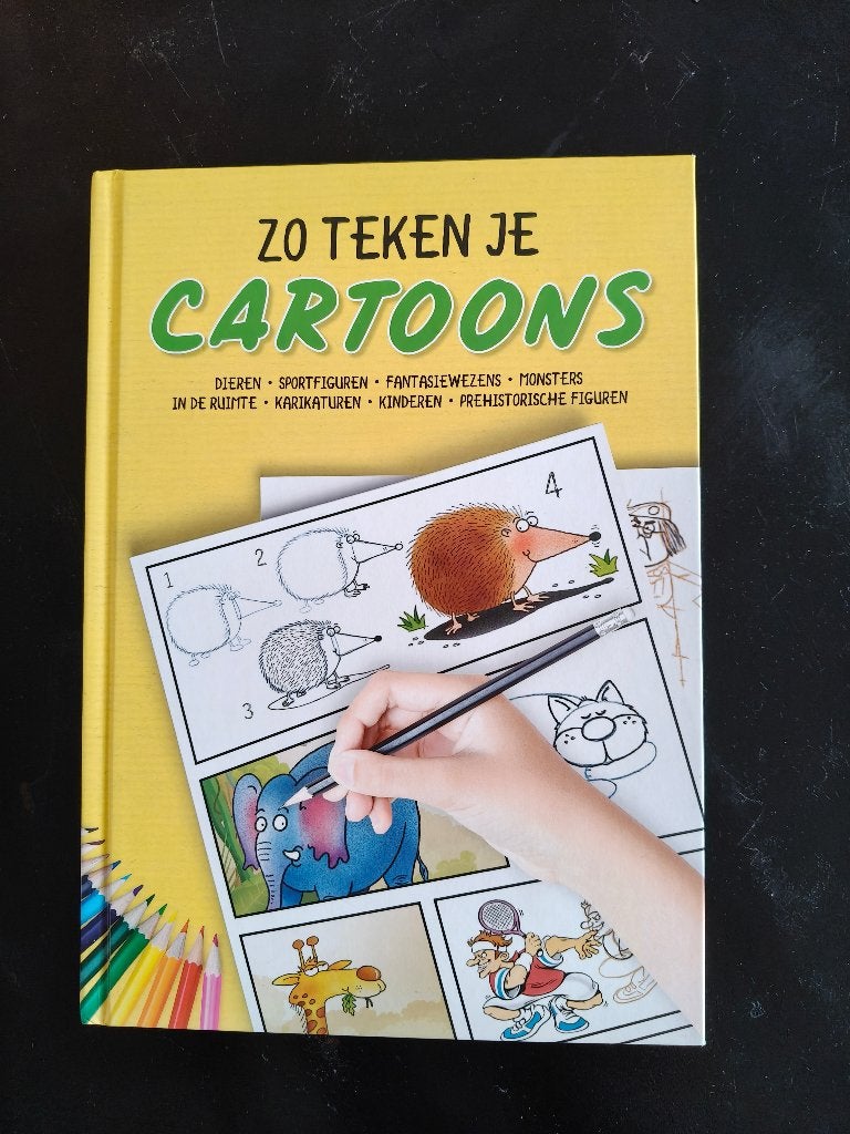 Zo teken je cartoons, Nieuw, Ophalen of Verzenden, Tekenen en Schilderen, Diverse Auteurs