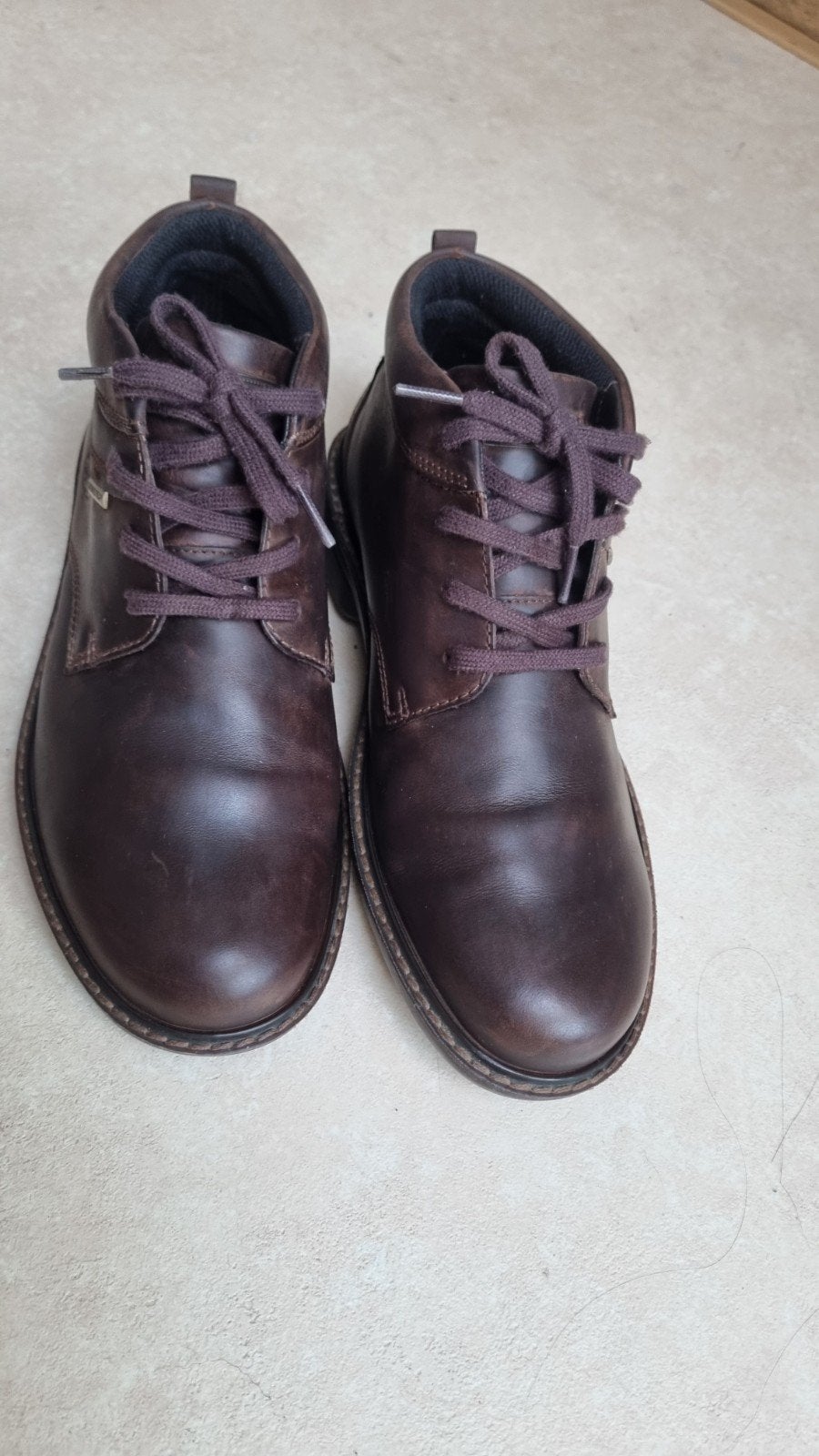 Ecco veters schoenen maat 41, Ecco, Bruin, Verzenden, Zo goed als nieuw